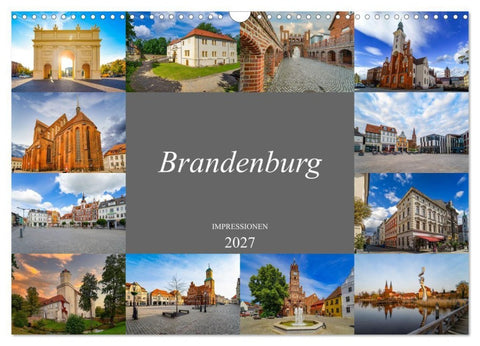 Brandenburg Impressionen (Wandkalender 2027 DIN A3 quer), CALVENDO Monatskalender