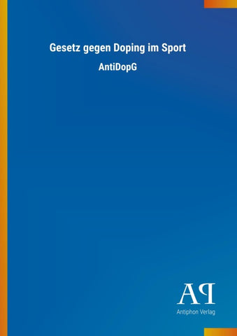 Gesetz gegen Doping im Sport