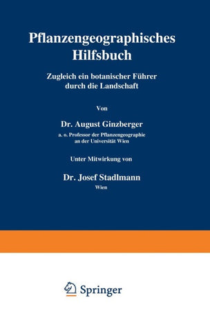 Pflanzengeographisches Hilfsbuch