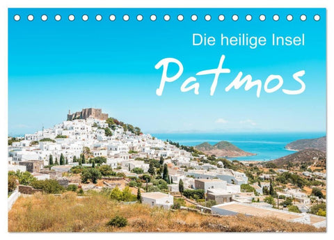 Patmos - Die heilige Insel (Tischkalender 2027 DIN A5 quer), CALVENDO Monatskalender