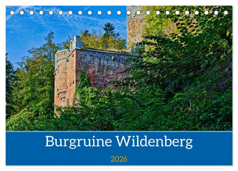Burg Wildenberg (Tischkalender 2026 DIN A5 quer), CALVENDO Monatskalender