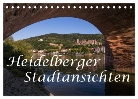 Heidelberger Stadtansichten (Tischkalender 2027 DIN A5 quer), CALVENDO Monatskalender