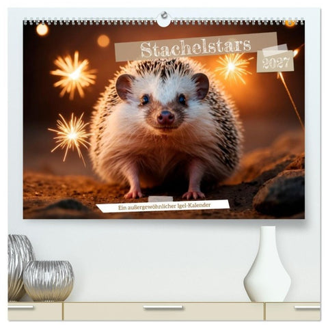 Stachelstars (hochwertiger Premium Wandkalender 2027 DIN A2 quer), Kunstdruck in Hochglanz