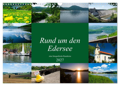 Rund um den Edersee (Wandkalender 2027 DIN A3 quer), CALVENDO Monatskalender