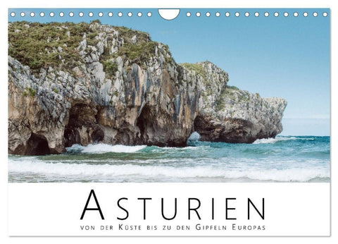 Asturien - Von der Küste bis zu den Gipfeln Europas (Wandkalender 2027 DIN A4 quer), CALVENDO Monatskalender