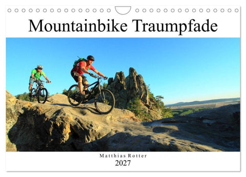 Mountainbike Traumpfade (Wandkalender 2027 DIN A4 quer), CALVENDO Monatskalender