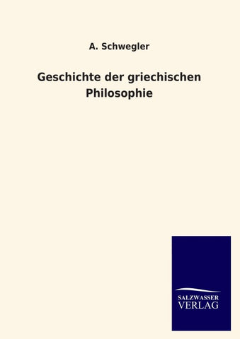 Geschichte der griechischen Philosophie