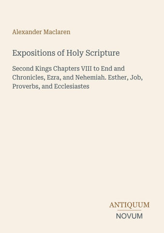 Expositions of Holy Scripture
