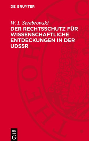 Der Rechtsschutz für wissenschaftliche Entdeckungen in der UdSSR