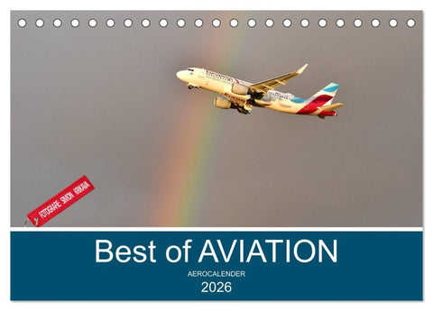 Best of Aviation (Tischkalender 2026 DIN A5 quer), CALVENDO Monatskalender