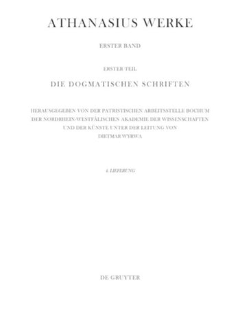 Epistulae I-IV ad Serapionem