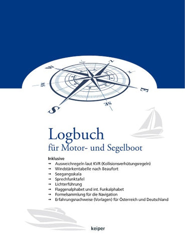 Logbuch für Motorboot und Segelboot