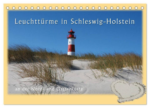 Leuchttürme Schleswig-Holsteins (Tischkalender 2027 DIN A5 quer), CALVENDO Monatskalender