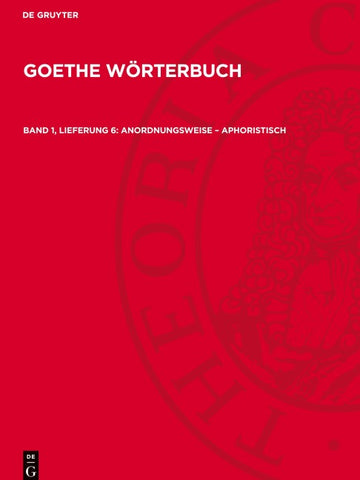 Anordnungsweise – aphoristisch
