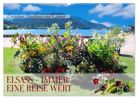 Elsass - Immer eine Reise wert (Wandkalender 2027 DIN A2 quer), CALVENDO Monatskalender