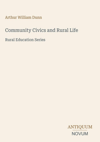 Community Civics and Rural Life