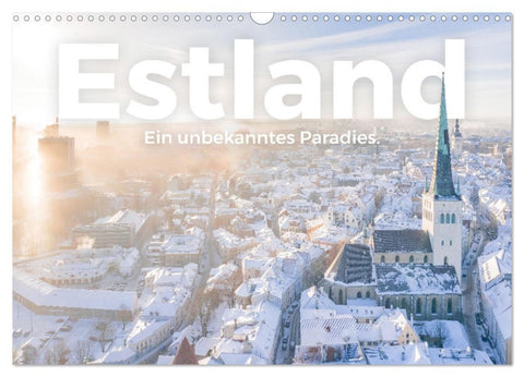 Estland - Ein unbekanntes Paradies. (Wandkalender 2027 DIN A3 quer), CALVENDO Monatskalender