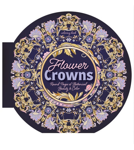 Flower Crowns Coloring Book
