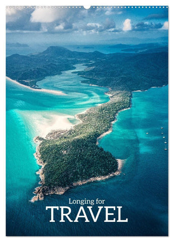 Longing for Travel (Wall Calendar 2027 DIN A2 portrait), CALVENDO 12 Month Wall Calendar