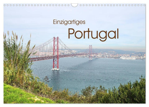 Einzigartiges Portugal (Wandkalender 2027 DIN A3 quer), CALVENDO Monatskalender