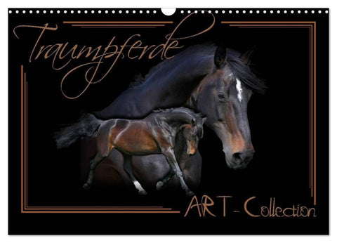 Traumpferde-ART-Collection (Wandkalender 2027 DIN A3 quer), CALVENDO Monatskalender