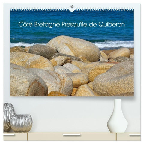 Côté Bretagne Presqu'île de Quiberon (Calendrier mural haut de gamme 2027 DIN A2 vertical), CALVENDO calendrier mensuel