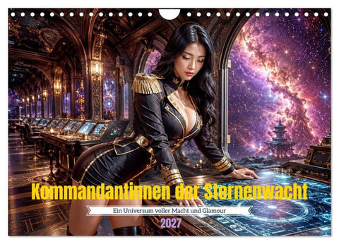 Kommandantinnen der Sternenwacht (Wandkalender 2027 DIN A4 quer), CALVENDO Monatskalender