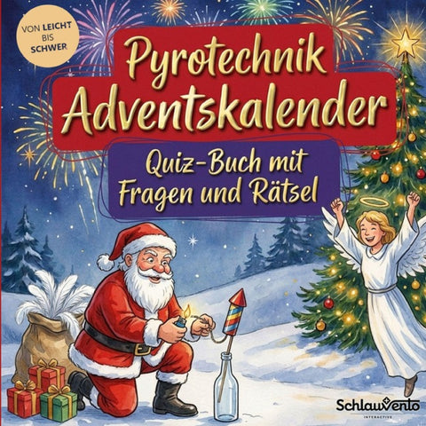 Pyrotechnik-Adventskalender: Quiz-Buch mit Fragen und Rätsel