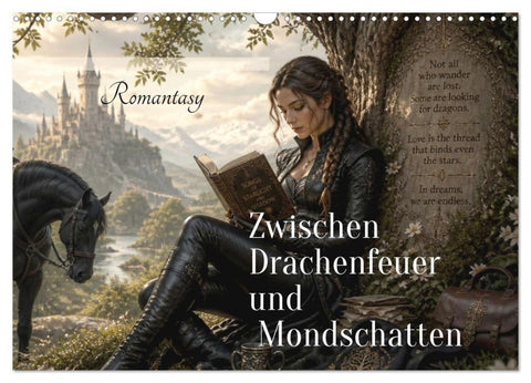 Zwischen Drachenfeuer und Mondschatten (Wandkalender 2027 DIN A3 quer), CALVENDO Monatskalender