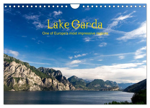 Lake Garda / UK-Version (Wall Calendar 2026 DIN A4 landscape), CALVENDO 12 Month Wall Calendar