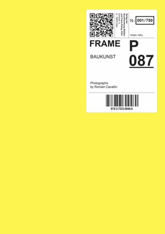 Baukunst. Frame