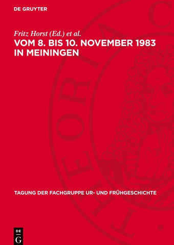 vom 8. bis 10. November 1983 in Meiningen