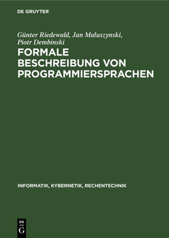 Formale Beschreibung von Programmiersprachen