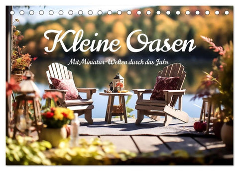 Kleine Oasen (Tischkalender 2027 DIN A5 quer), CALVENDO Monatskalender