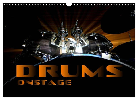 DRUMS ONSTAGE (Wall Calendar 2027 DIN A3 landscape), CALVENDO 12 Month Wall Calendar