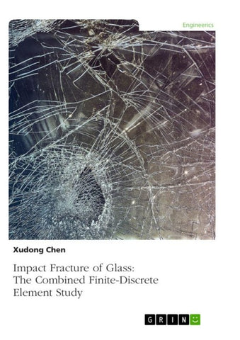 Impact Fracture of Glass. The Combined Finite-Discrete Element Study