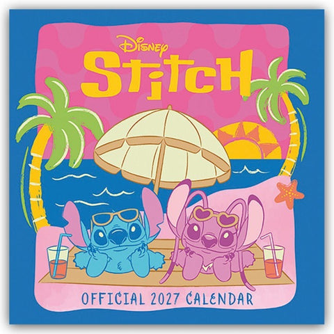 Disney Stitch – Offizieller Kalender 2027 – Wandkalender