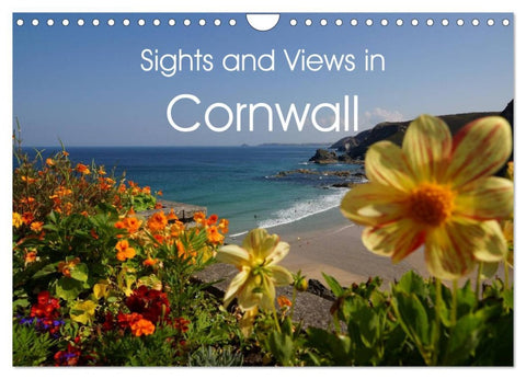Sights and Views in Cornwall (Wall Calendar 2026 DIN A4 landscape), CALVENDO 12 Month Wall Calendar