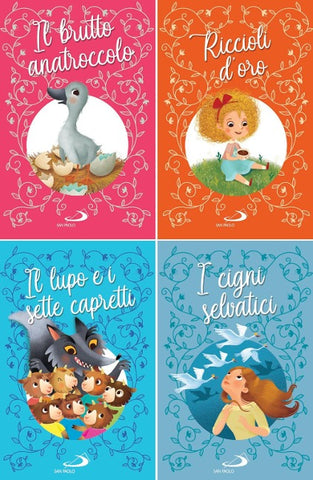 Il brutto anatroccolo-Riccioli d'oro-Il lupo e i sette capretti-I cigni selvatici