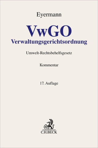 Verwaltungsgerichtsordnung. VwGO