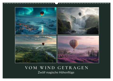 Vom Wind getragen (Wandkalender 2026 DIN A2 quer), CALVENDO Monatskalender