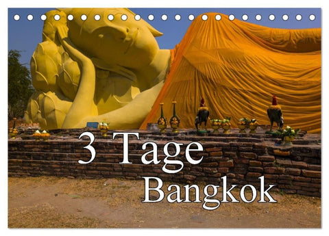 3 Tage Bangkog (Tischkalender 2027 DIN A5 quer), CALVENDO Monatskalender