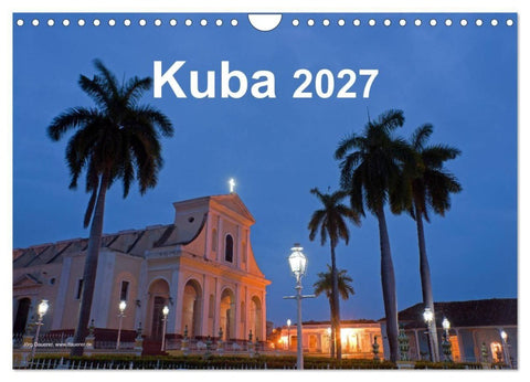 Kuba 2027 (Wandkalender 2027 DIN A4 quer), CALVENDO Monatskalender