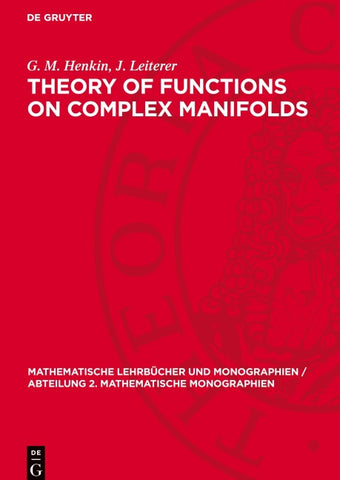 Theory of Functions on Complex Manifolds