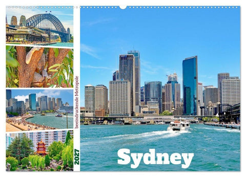Sydney - beeindruckende Metropole (Wandkalender 2027 DIN A2 quer), CALVENDO Monatskalender
