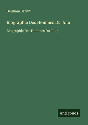 Biographie Des Hommes Du Jour