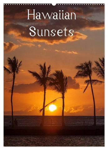 Hawaiian Sunsets (Wandkalender 2027 DIN A2 hoch), CALVENDO Monatskalender