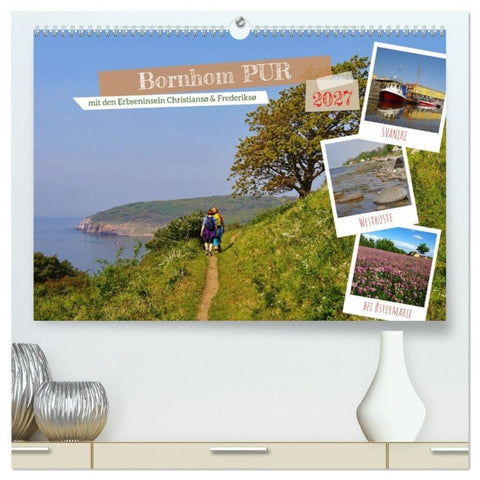Bornholm Pur (hochwertiger Premium Wandkalender 2027 DIN A2 quer), Kunstdruck in Hochglanz