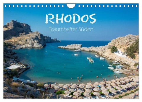 Rhodos - Traumhafter Süden (Wandkalender 2027 DIN A4 quer), CALVENDO Monatskalender