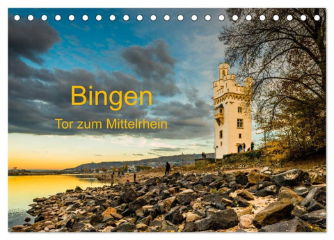 Bingen - Tor zum Mittelrhein (Tischkalender 2026 DIN A5 quer), CALVENDO Monatskalender